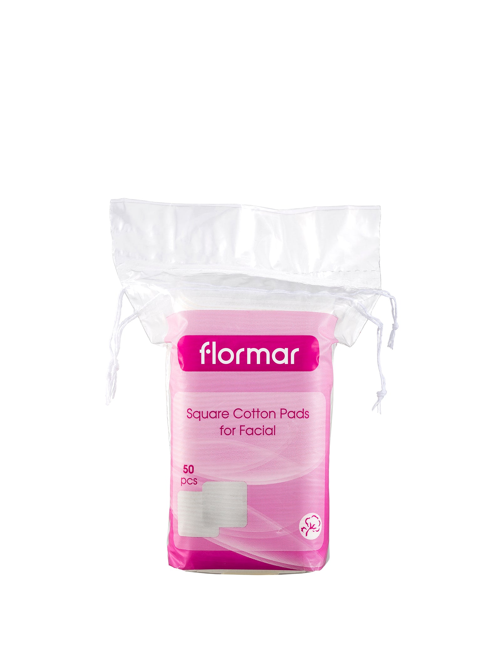 Pretty by Flormar Square Cotton Pads dischetti struccanti quadrati viso
