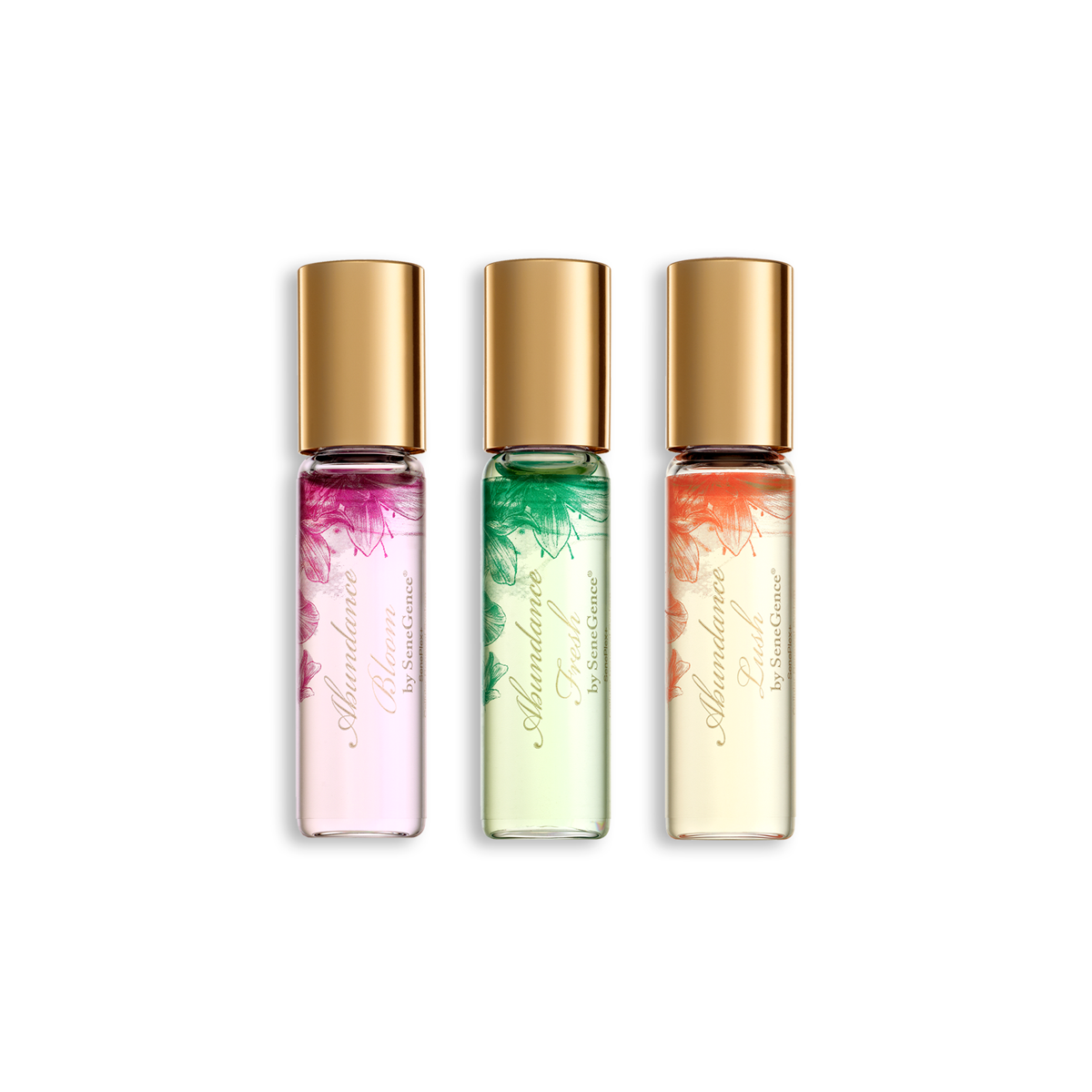 Lipsense Abundance Parfum Rollerball profumo trio viaggio