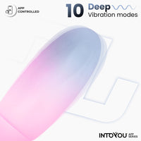 INTOYOU Egg Vibrator uovo vibrante blu rosa con app