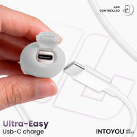 INTOYOU NexEgg uovo vibrante beige rosa con app