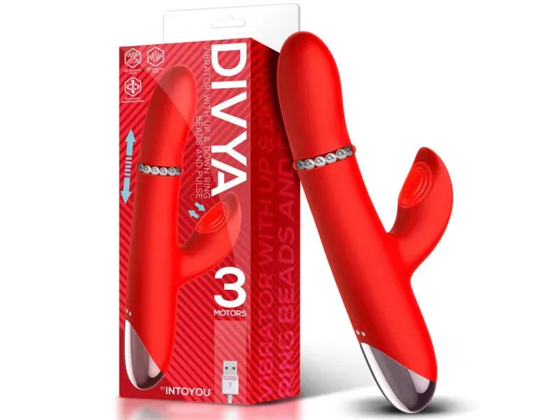 INTOYOU Vibratori Divya Vibratore con Perle Interne