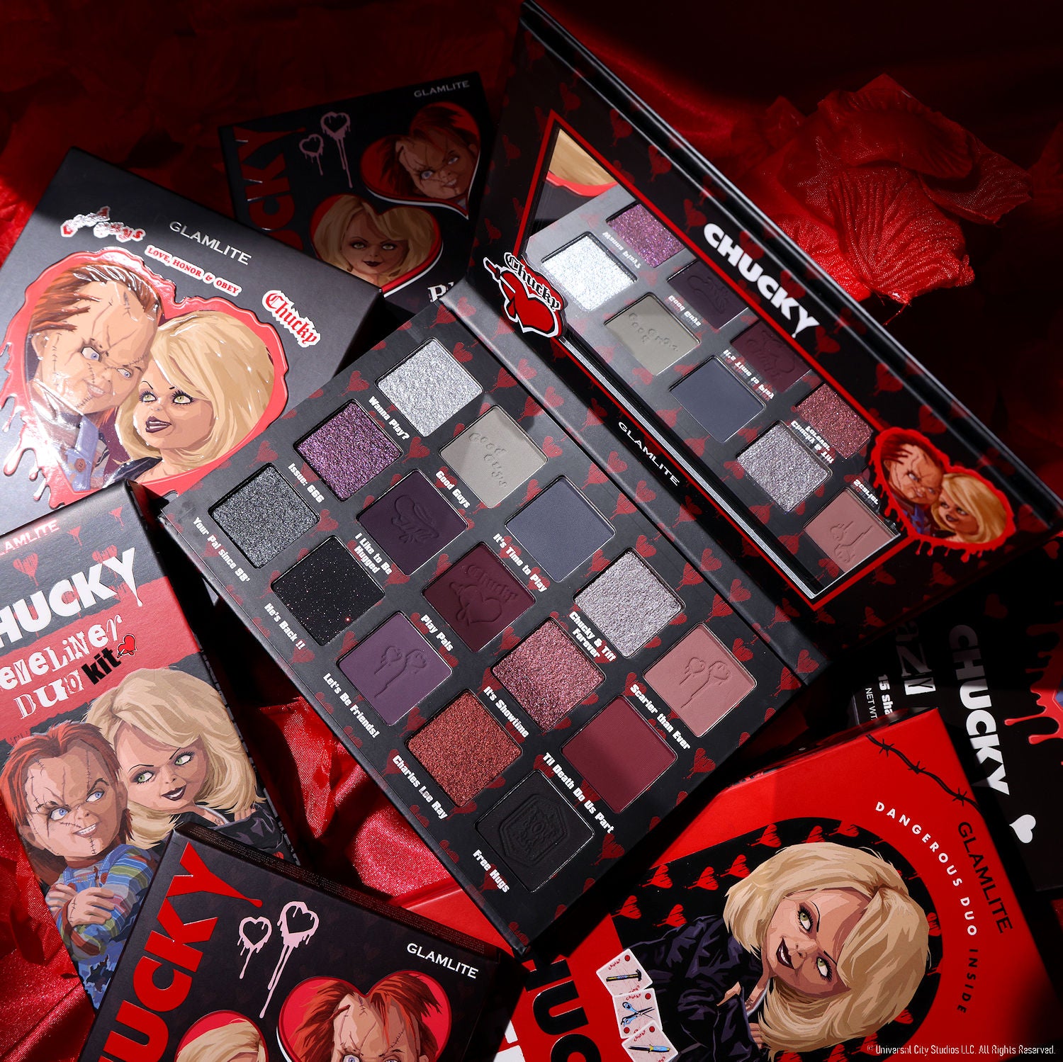 Glamlite Crazy In Love Palette Ombretti Chucky edizione 35 anni