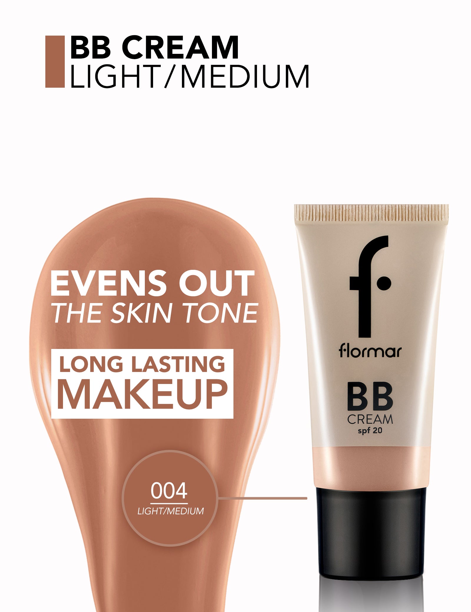 Pretty by Flormar BB Cream crema colorata 001 Fair SPF 20