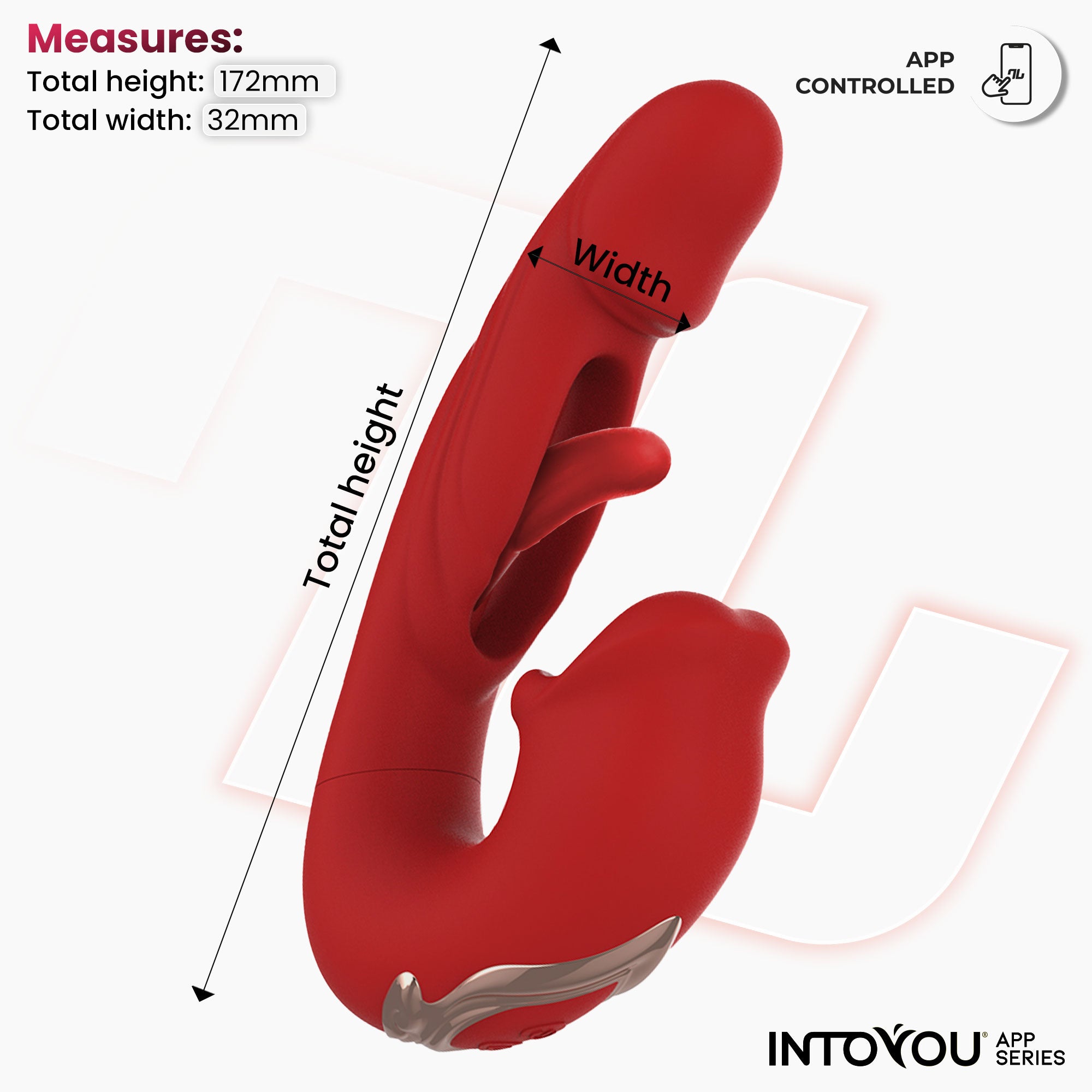 INTOYOU Mouty Vibratore Punto G e Clitoride con App