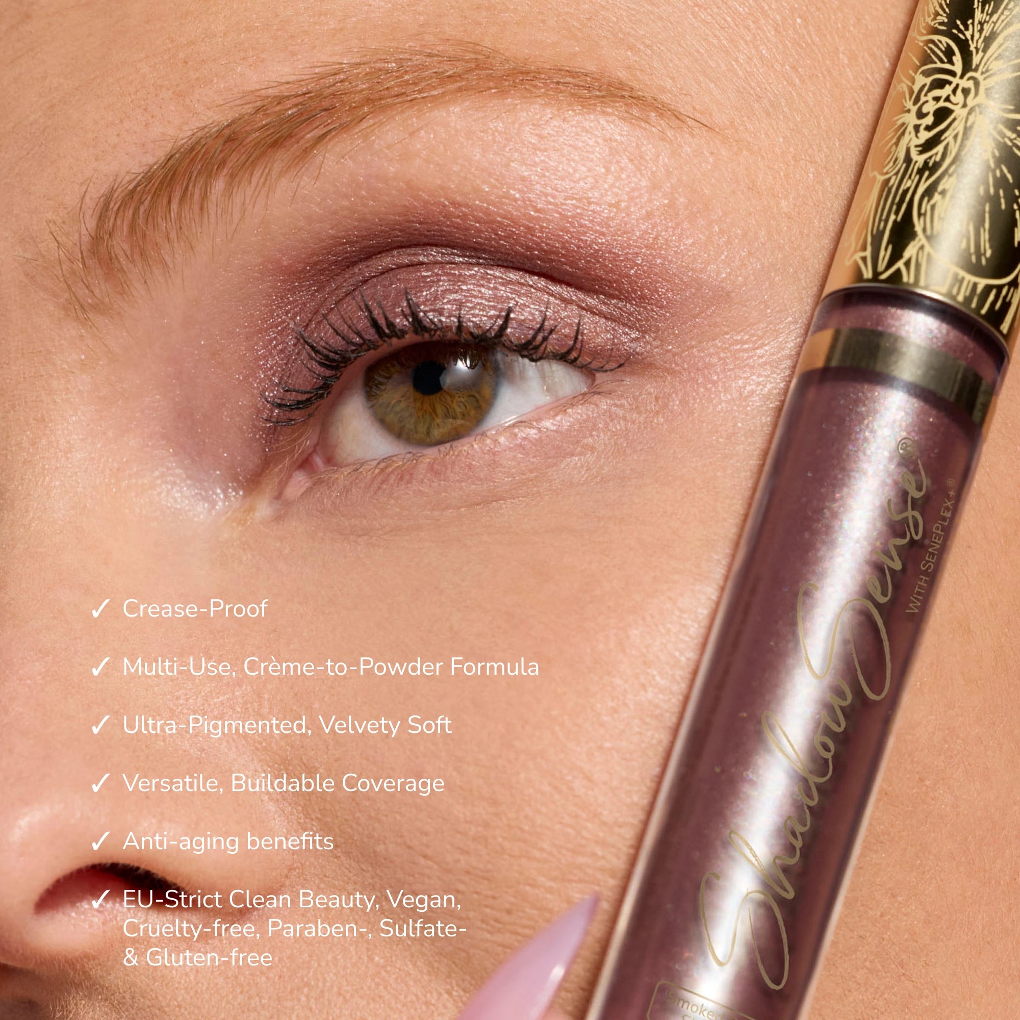 Lipsense ShadowSense Afterglow ombretto trio 3 neutri shimmer