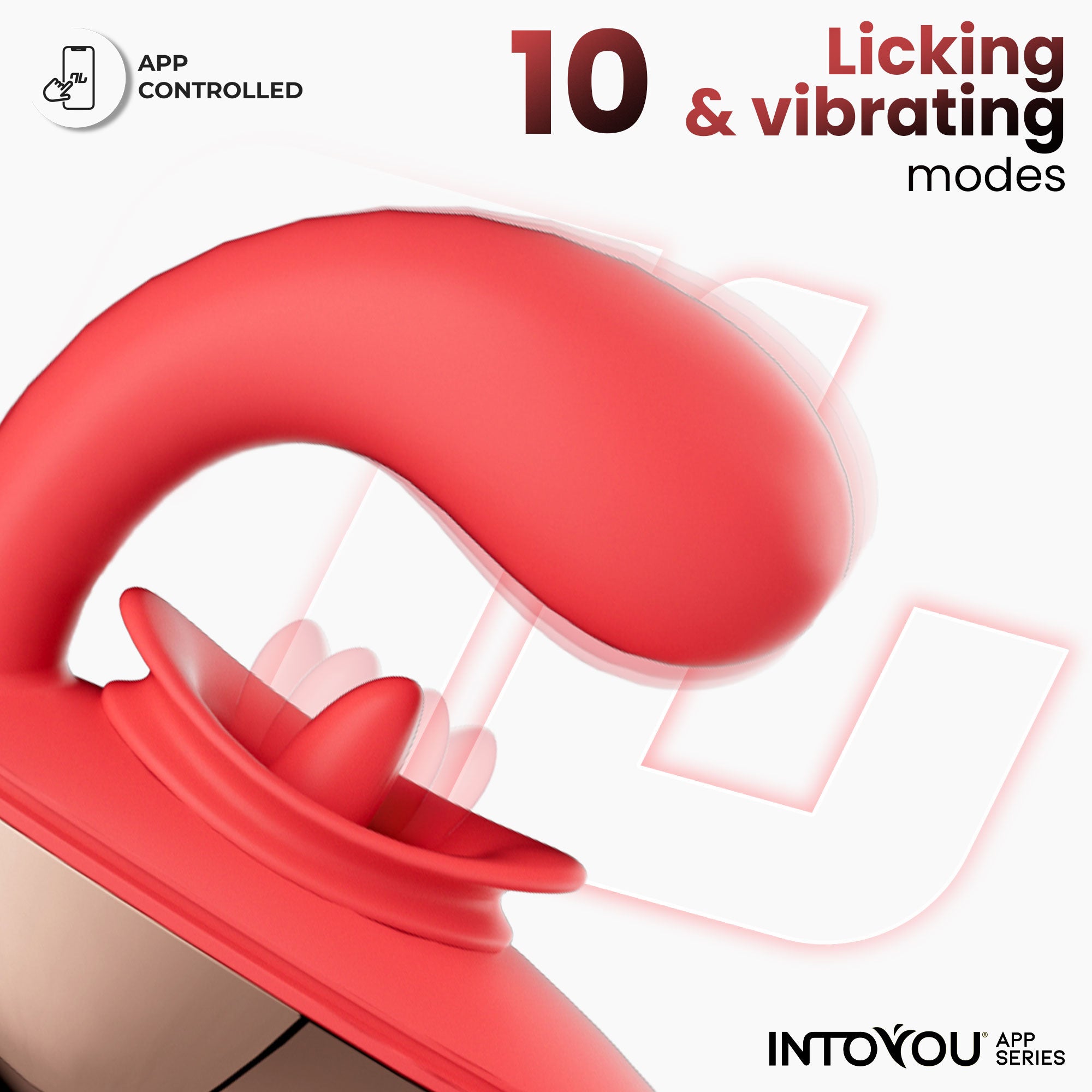 INTOYOU Rondy stimolatore licking punto G app silicone