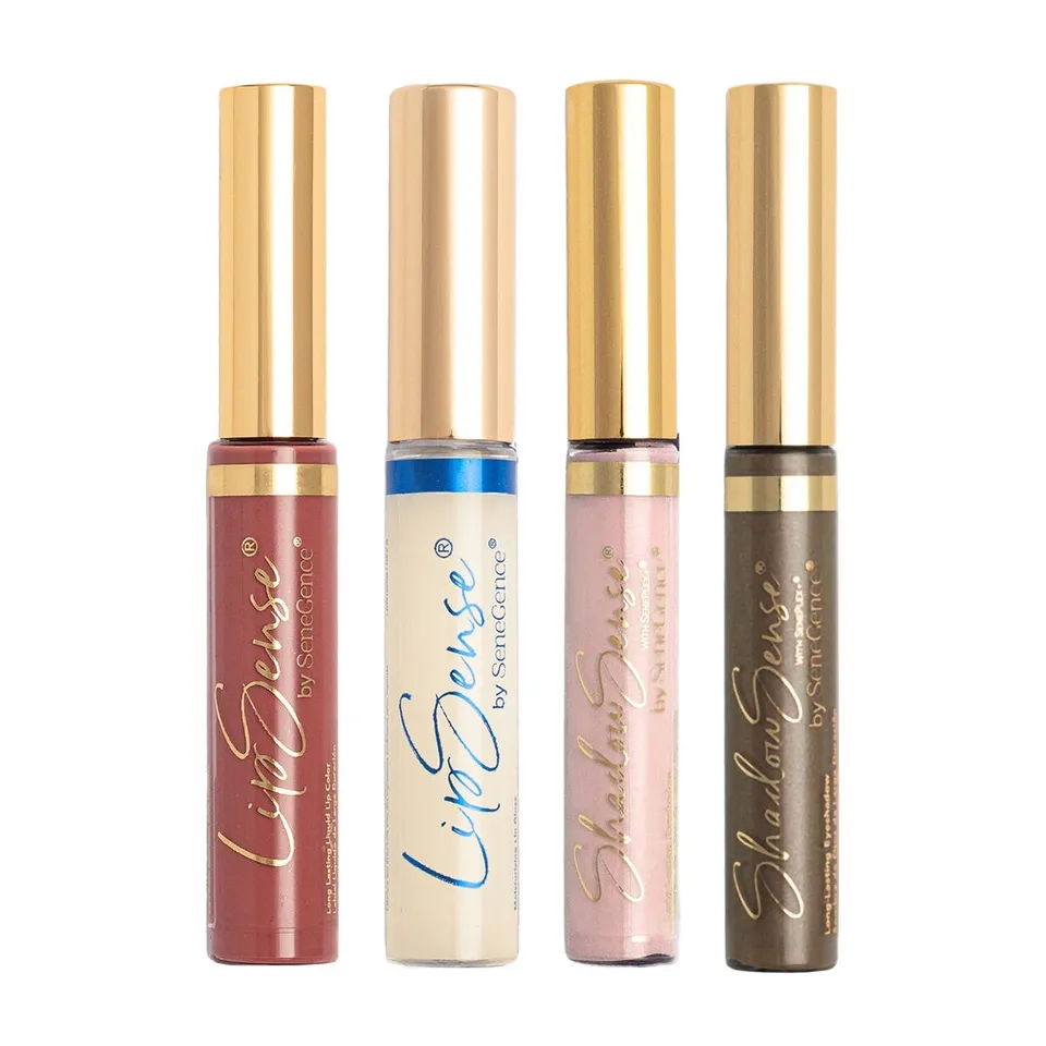 Lipsense Lips Rosy Rendezvous Collection set labbra occhi 4 pezzi