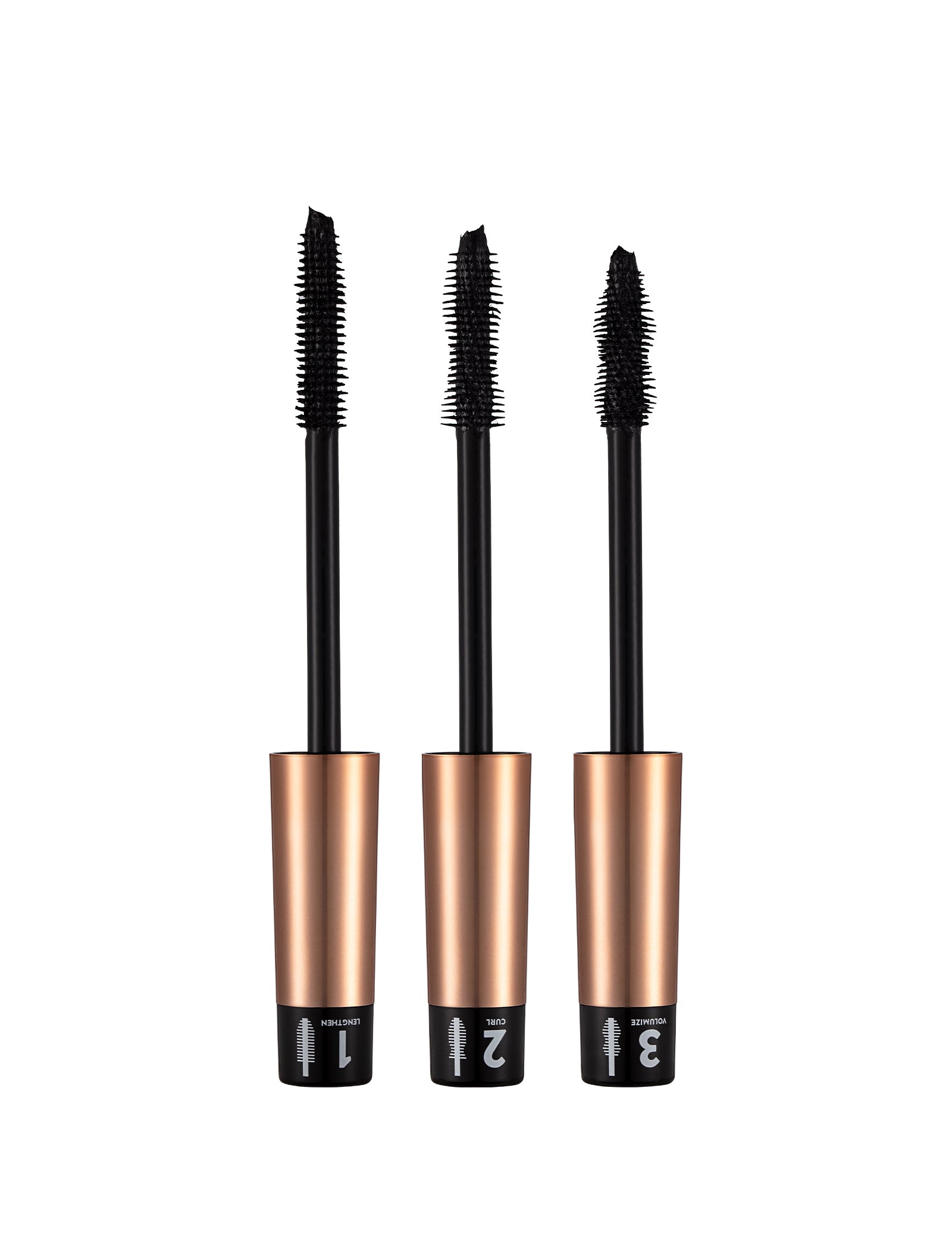 Pretty by Flormar Triple Action Mascara nero volume incurvante