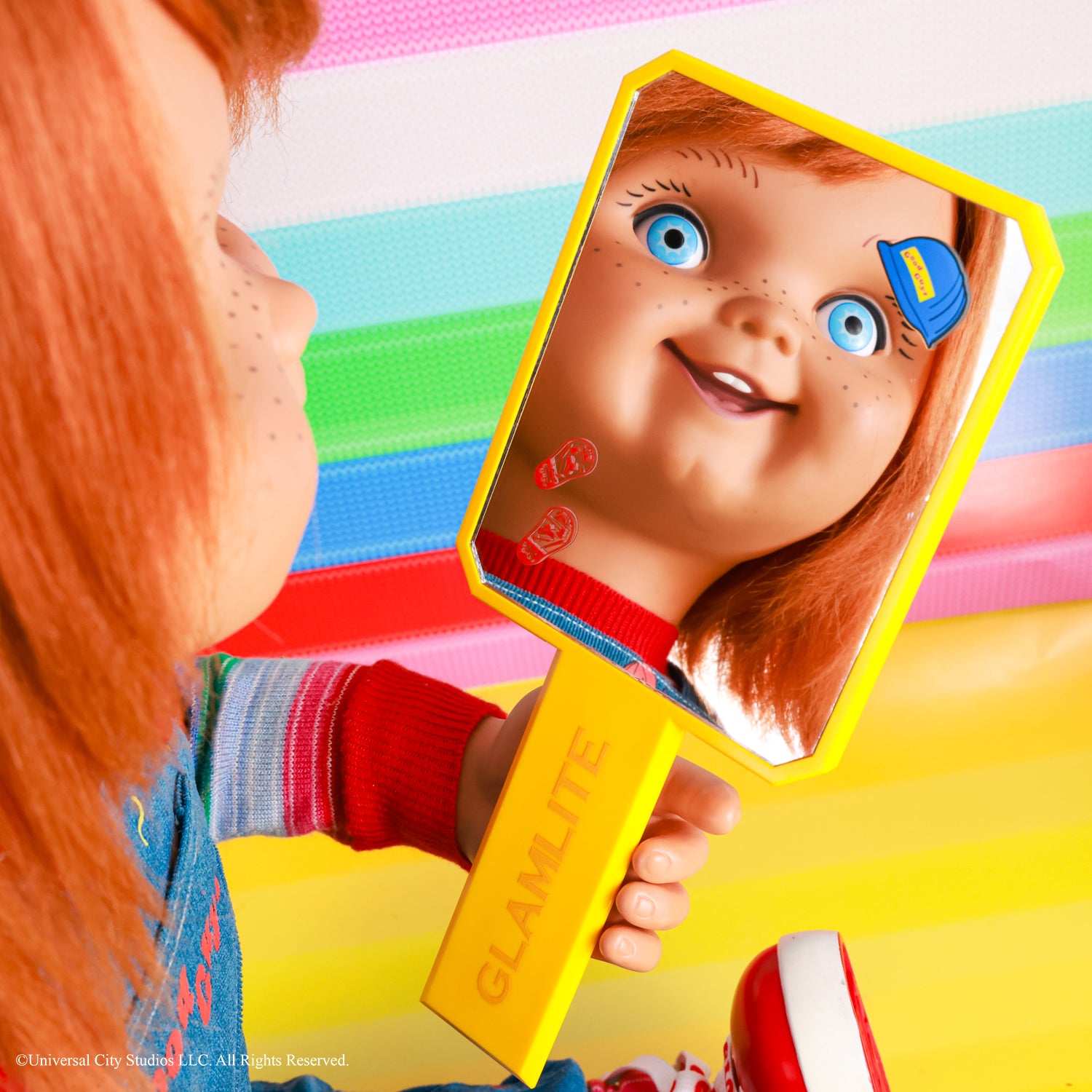 Glamlite Chucky Good Guys specchio trucco edizione limitata