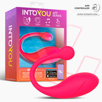 INTOYOU Bulby ovetto vibrante rosa app silicone