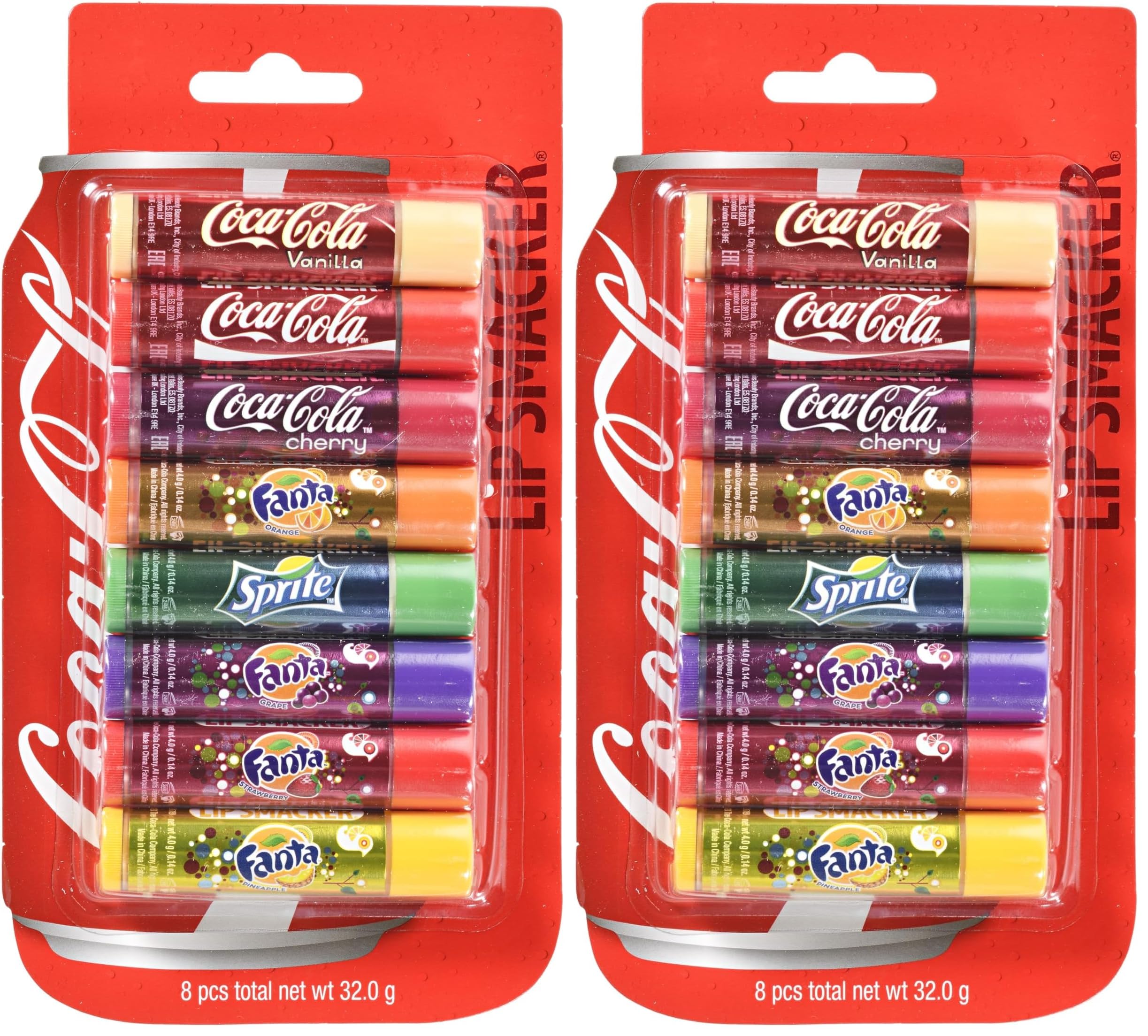 Lip Smacker Coca-Cola balsamo labbra lattina 6 gusti