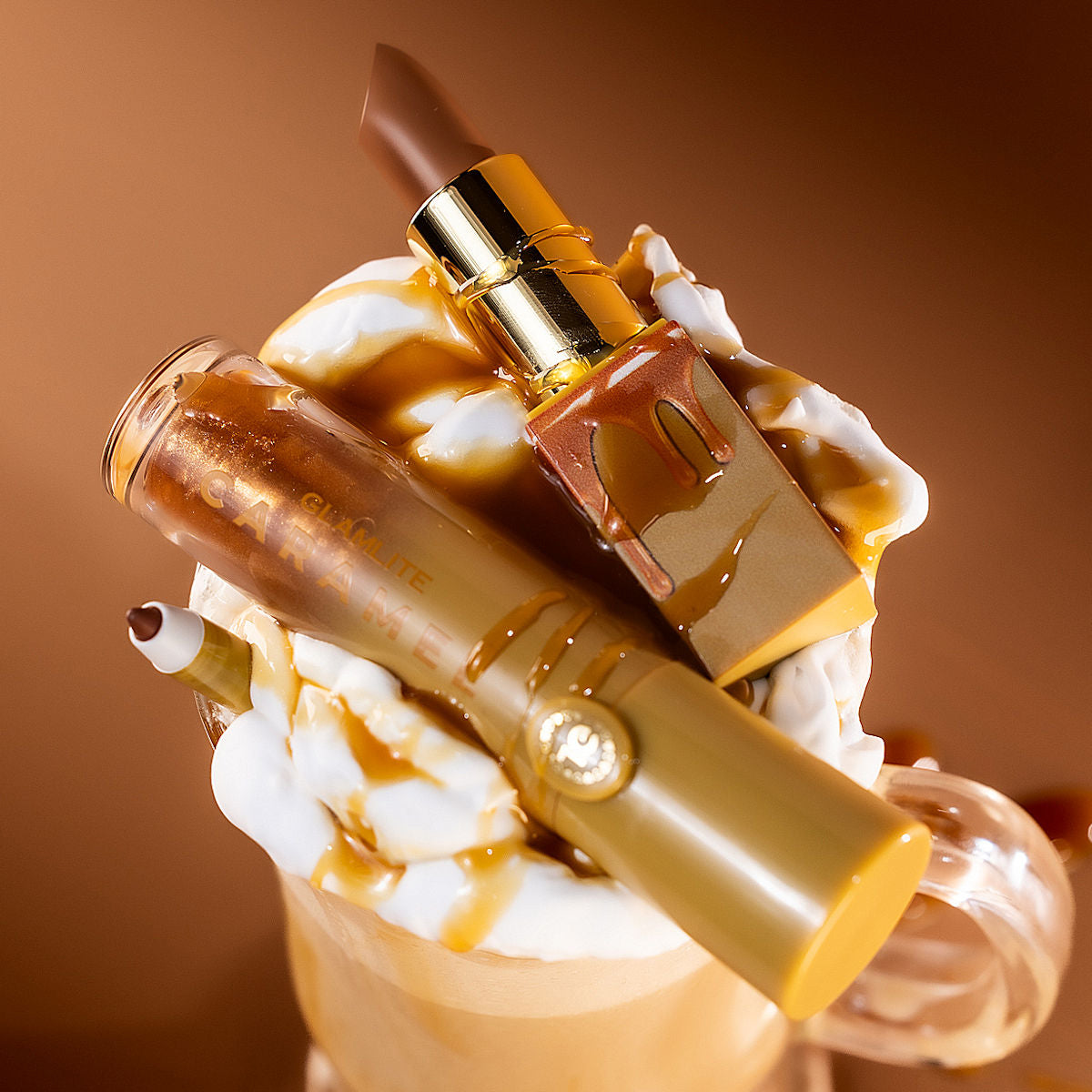 Glamlite Caramel Frappe Lip Kit kit labbra vitamina E