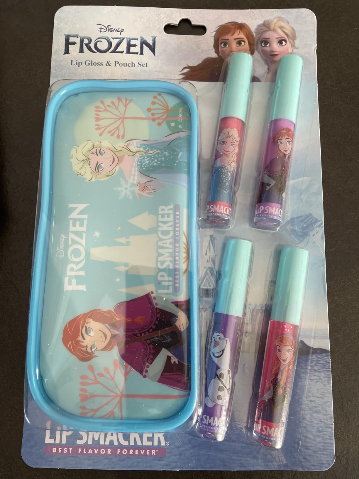 Lip Smacker Frozen Lip Gloss Set lucidalabbra 4 pezzi con pochette