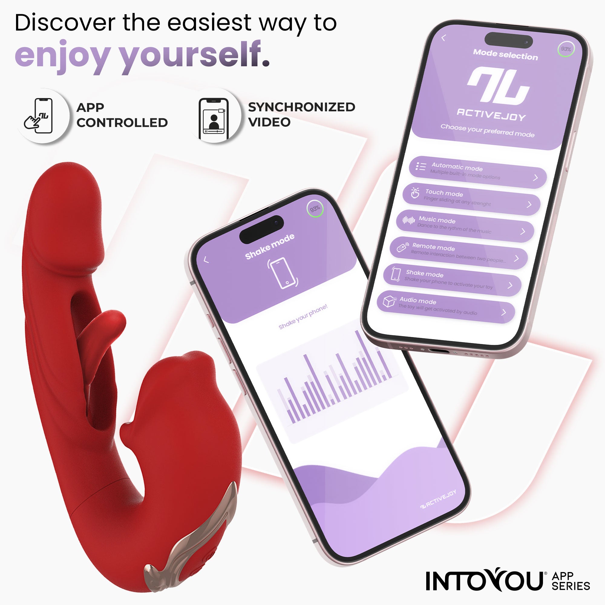 INTOYOU Mouty Vibratore Punto G e Clitoride con App