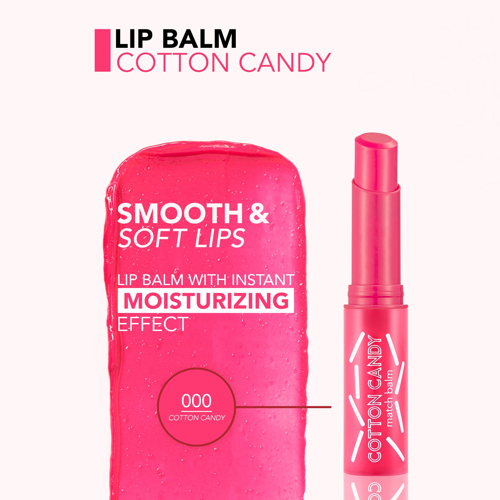 Pretty by Flormar Lip Balm 00 Cotton Candy balsamo labbra SPF15