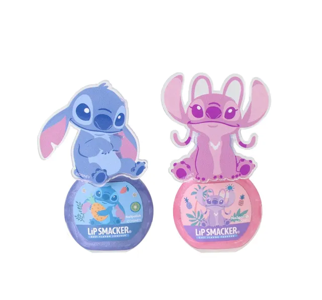 Lip Smacker Disney Set Duo Smalti Stitch 2 pezzi con anelli