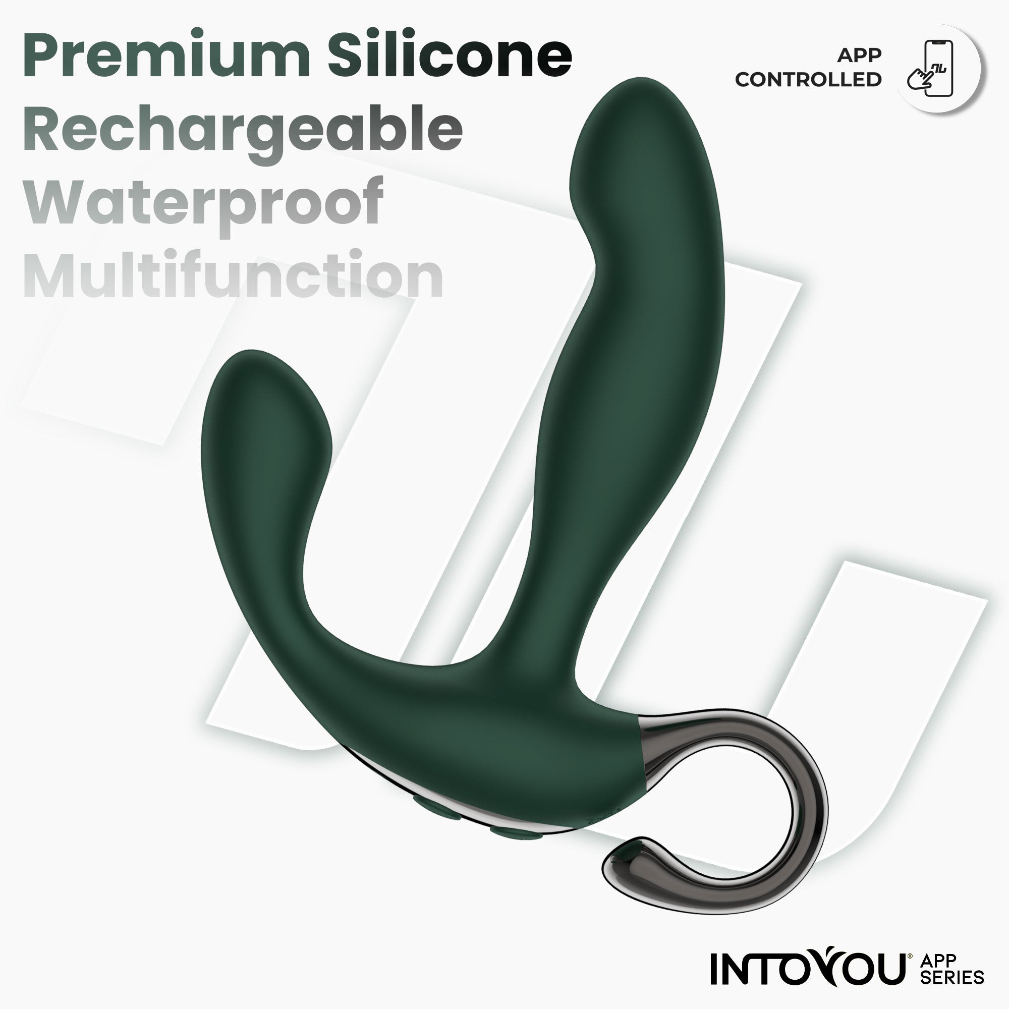 INTOYOU Greeny stimolatore prostatico Finger Wiggling app