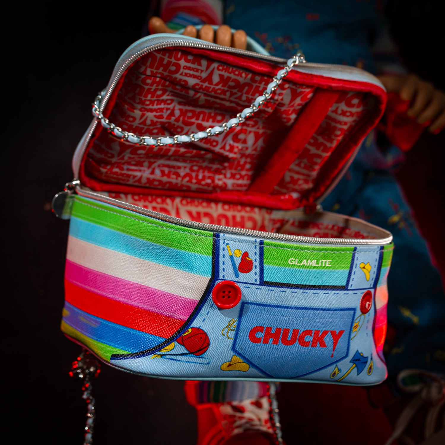 Glamlite Makeup Bags Chucky Good Guys Bag borsa trucco