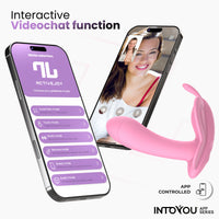 INTOYOU Wingy Butterfly Stimolatore Clitoride Rosa con App