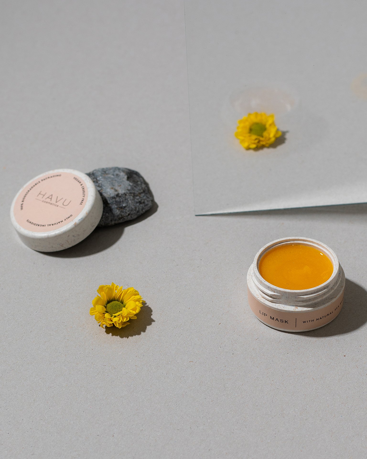 HAVU Lip Care Lip Mask balsamo labbra olivello arancione