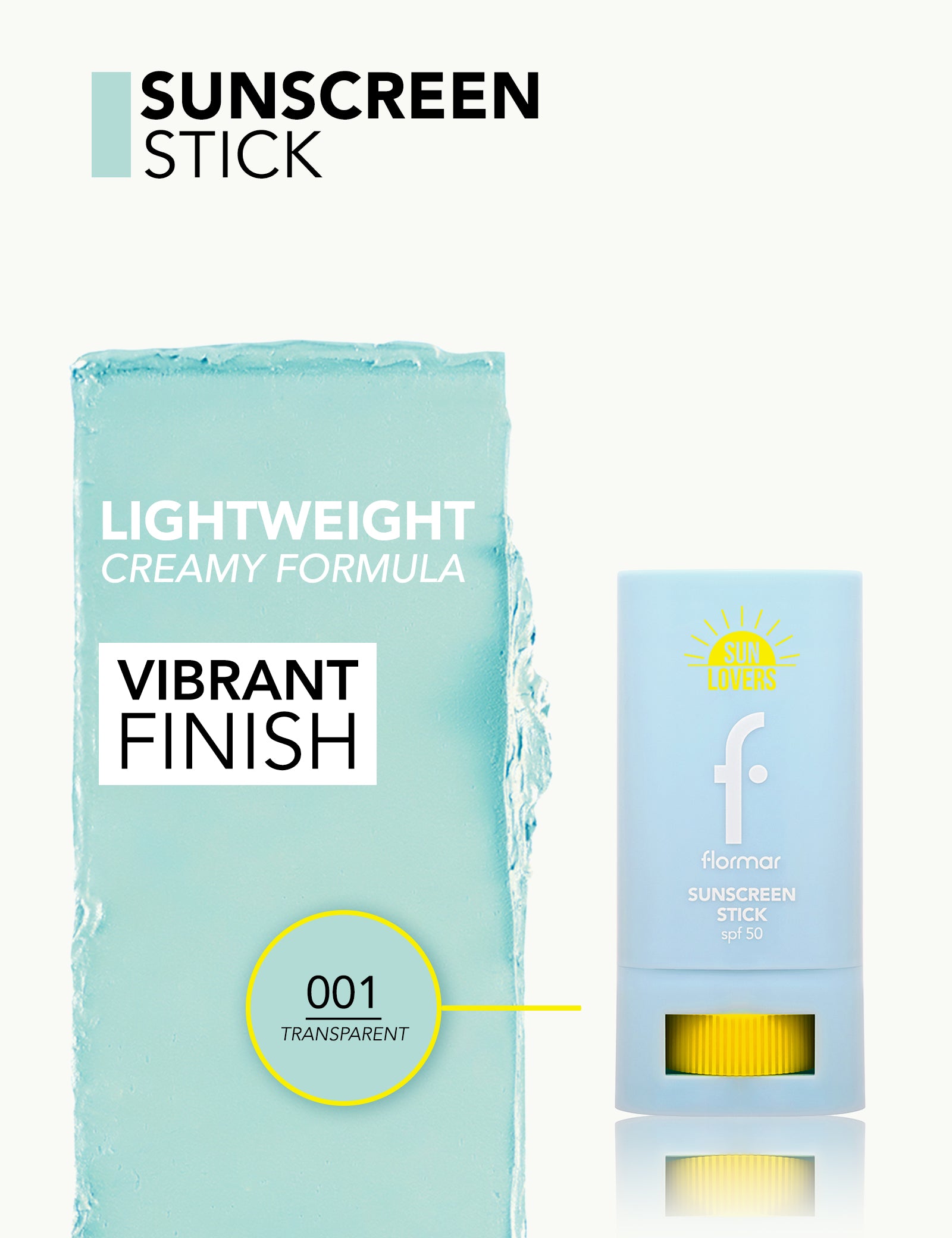 Pretty by Flormar Makeup Primer Sun Lovers stick solare SPF50