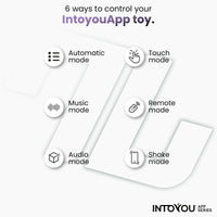 INTOYOU Greeny massaggiatore prostatico silicone app