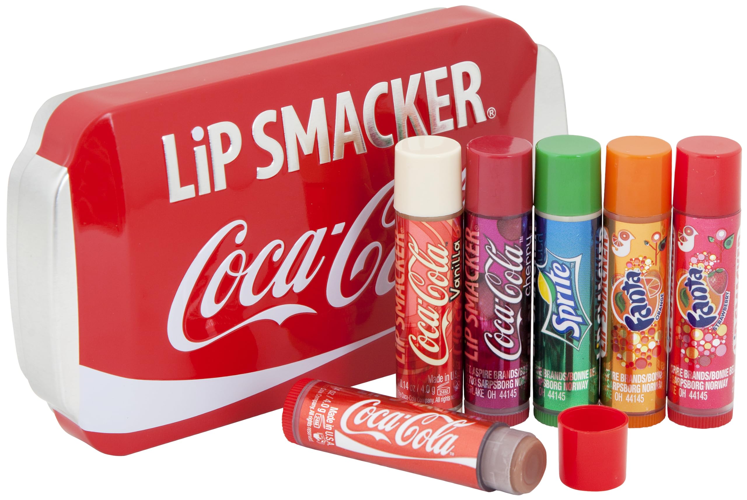 Lip Smacker Coca-Cola balsamo labbra 6 pezzi Can Collection