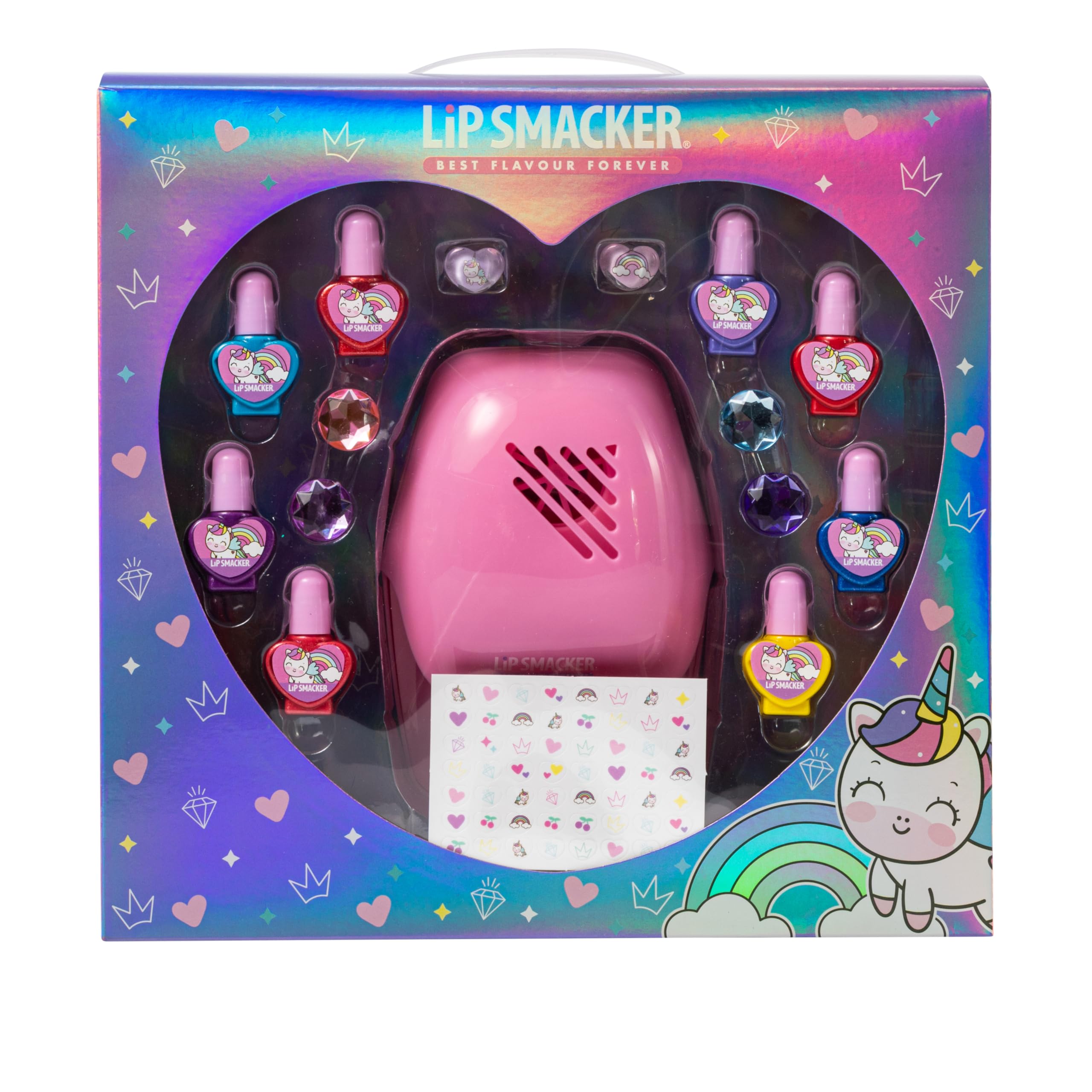 Lip Smacker Sparkle & Shine Nail Art Blockbuster set smalti bambina 8 pezzi