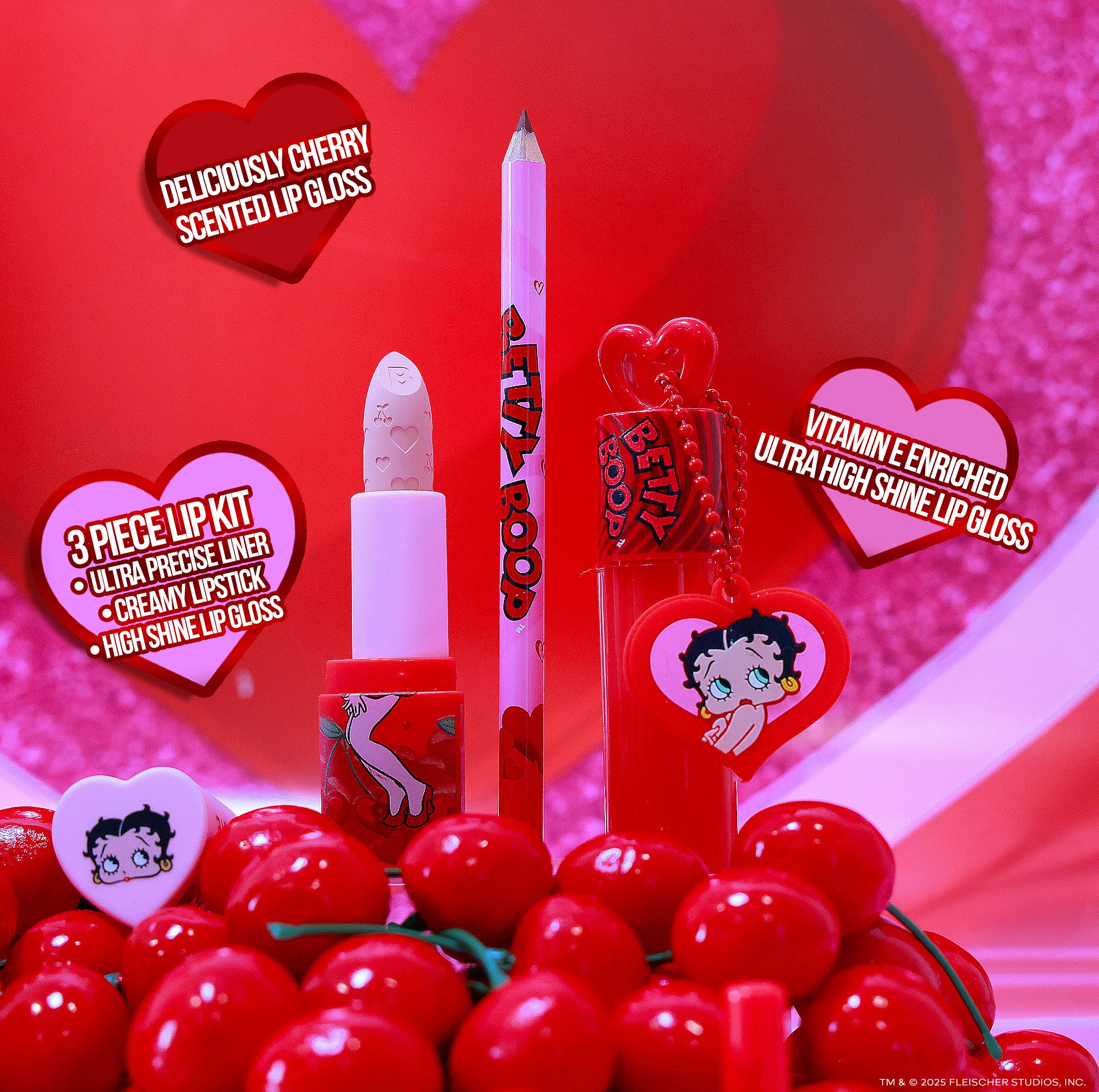 Glamlite Betty Boop Lip Kit kit labbra ciliegia