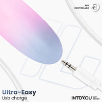 INTOYOU Egg Vibrator uovo vibrante blu rosa con app