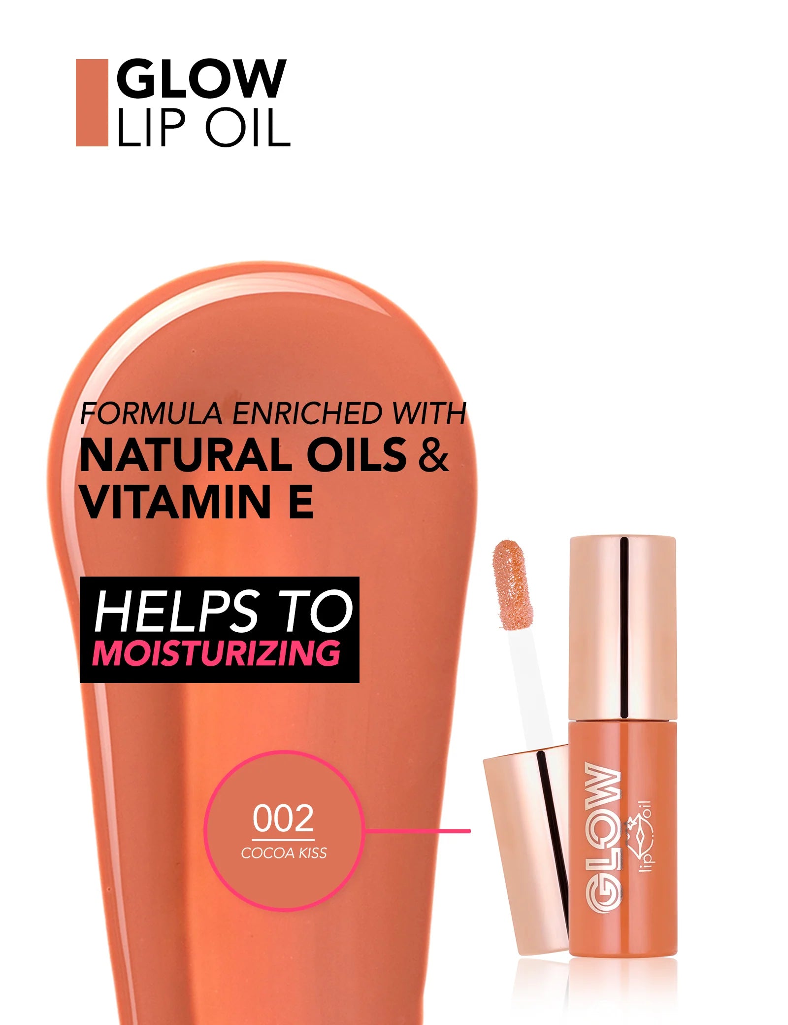 Pretty by Flormar Lipgloss Glow Lip Oil 001 Shine Your Lips idratante