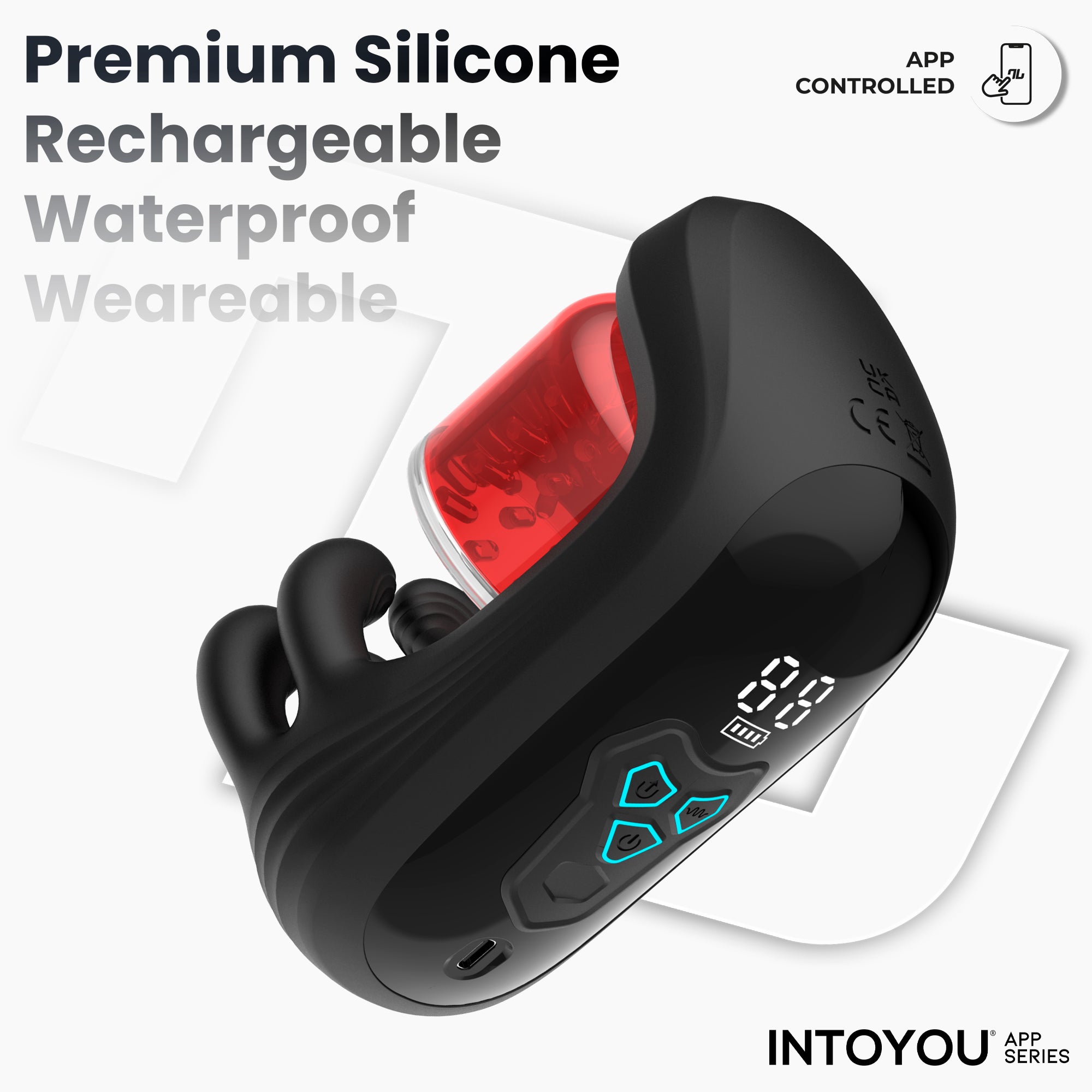 INTOYOU Torky Masturbatore Uomo APP Rotazione Vibrazione