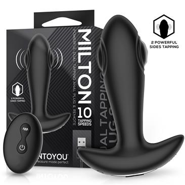 INTOYOU Milton plug anale vibrante con telecomando doppia stimolazione