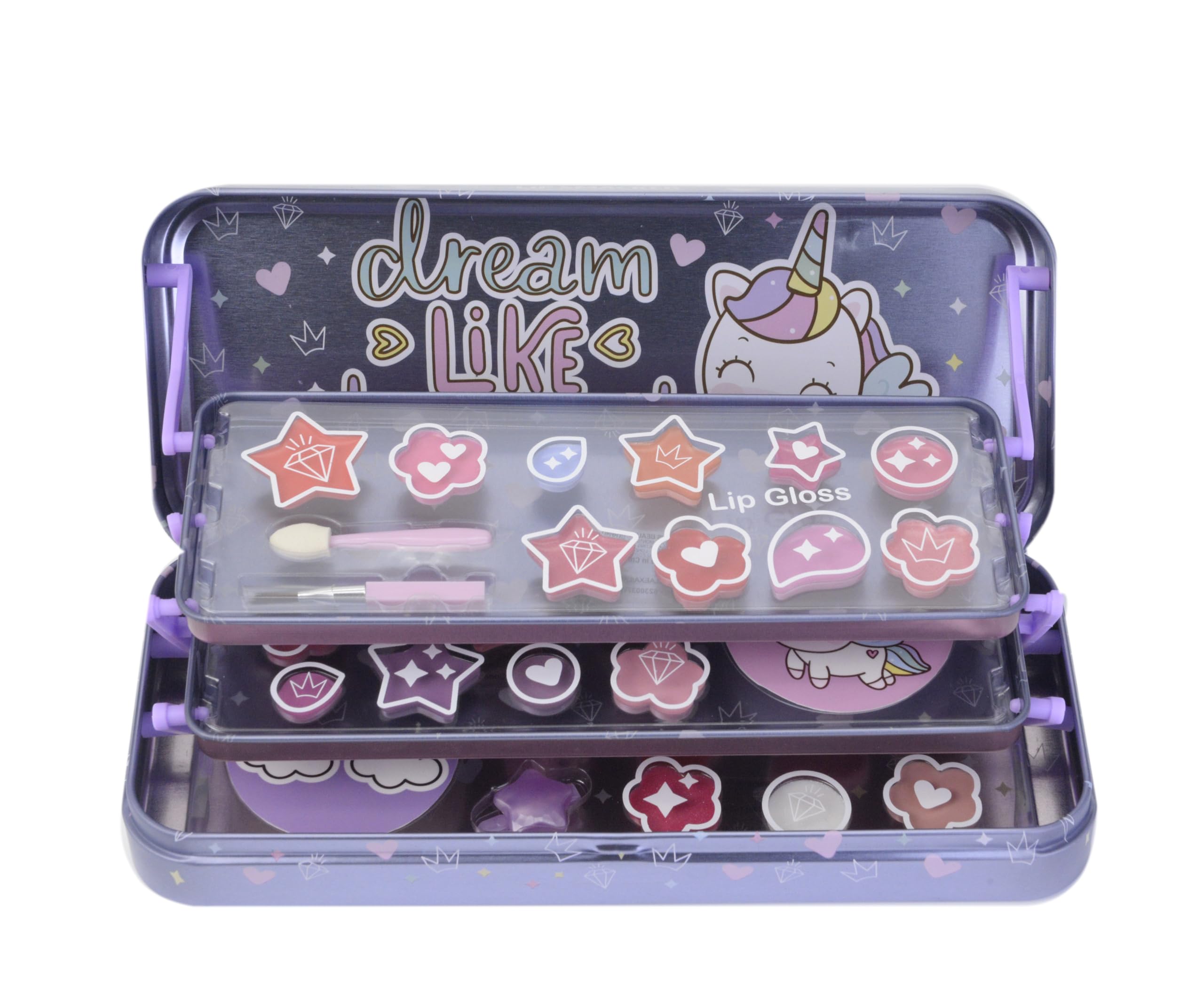 Lip Smacker Sparkle & Shine Color Tin set trucco 16 lucidalabbra