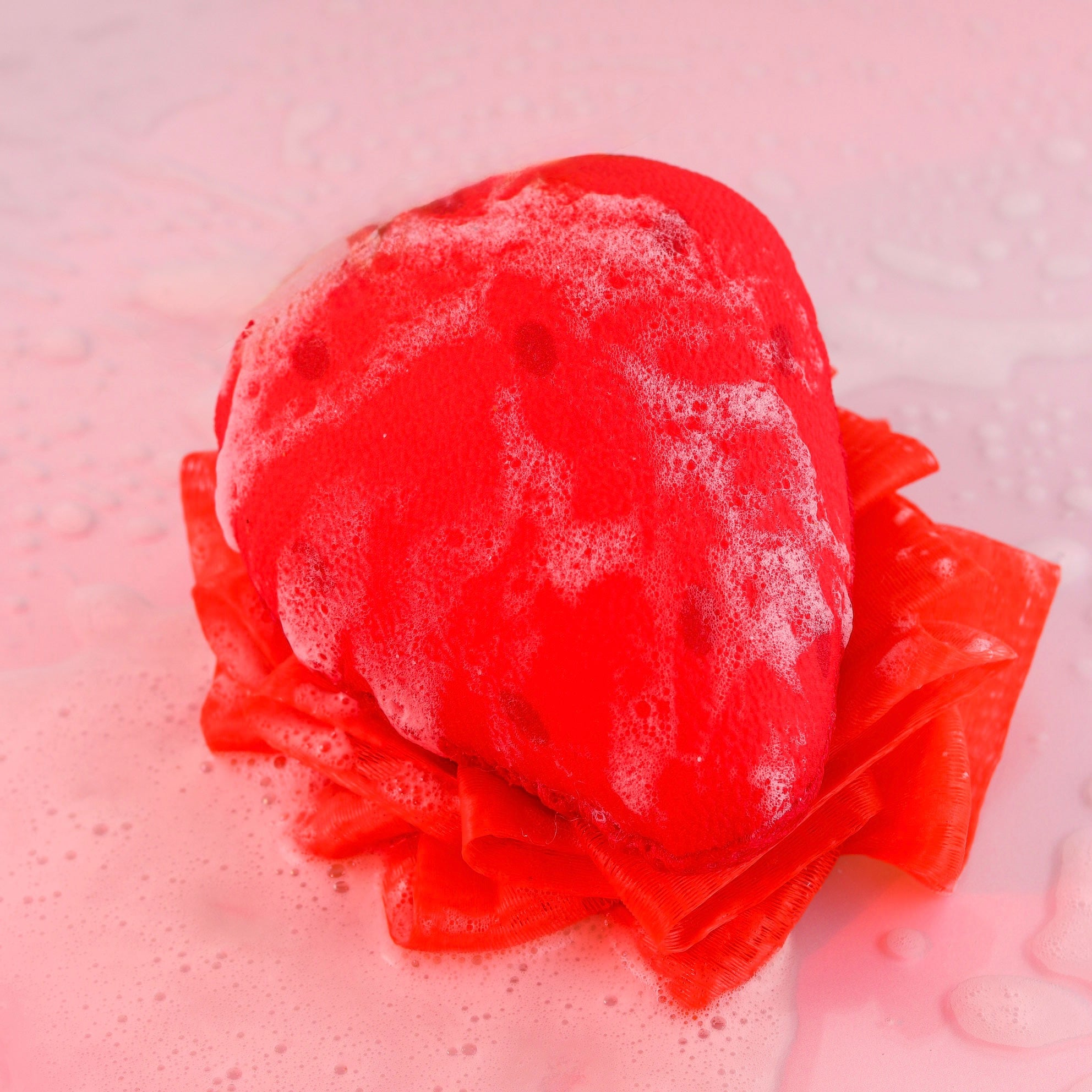 Glamlite Self-Care Essentials Strawberry Shortcake spugna corpo luffa