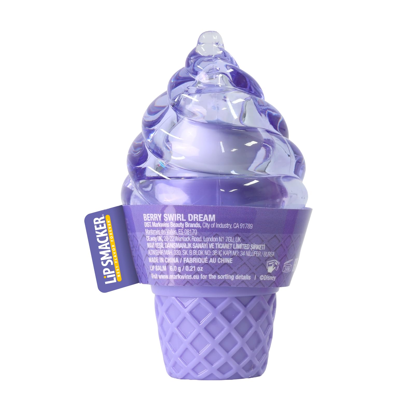 Lip Smacker Disney Cono Stitch balsamo labbra Berry Swirl 6 g