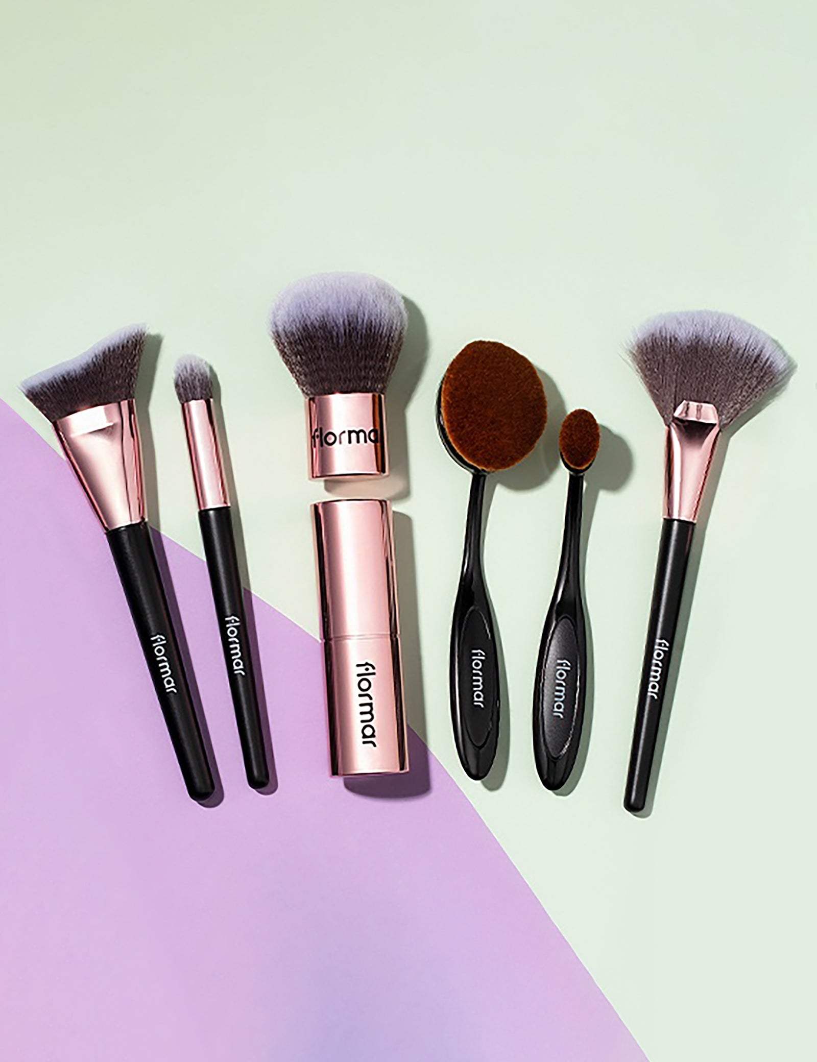 Pretty by Flormar Portable Brush Pennello Cipria con tappo da borsa