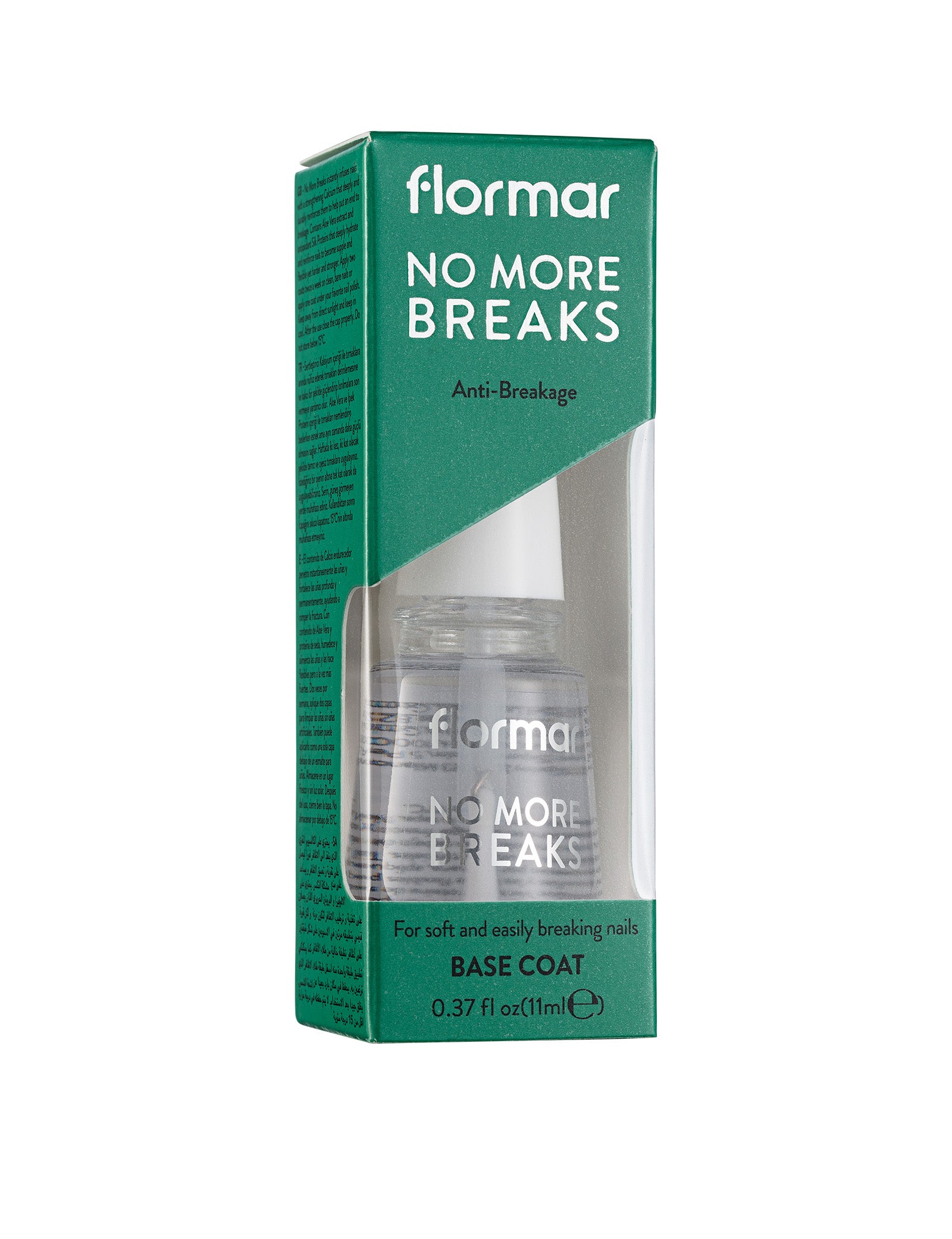 Pretty by Flormar No More Breaks base unghie calcio trasparente