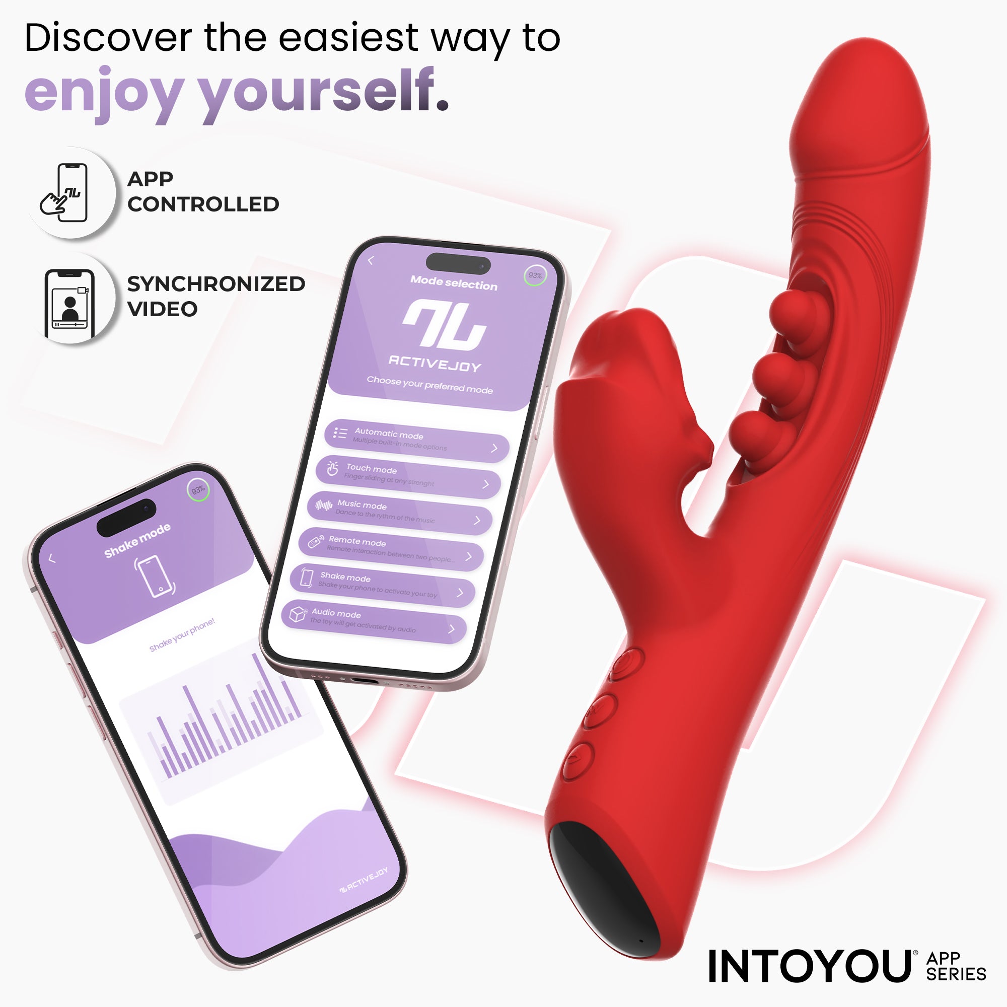 INTOYOU Trixy Vibratore clitoride tapping biting con app