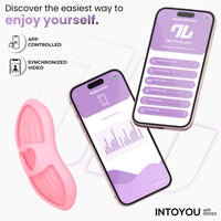 INTOYOU Laia stimolatore dito riscaldante Pink 39°C app