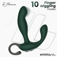 INTOYOU Greeny massaggiatore prostatico silicone app