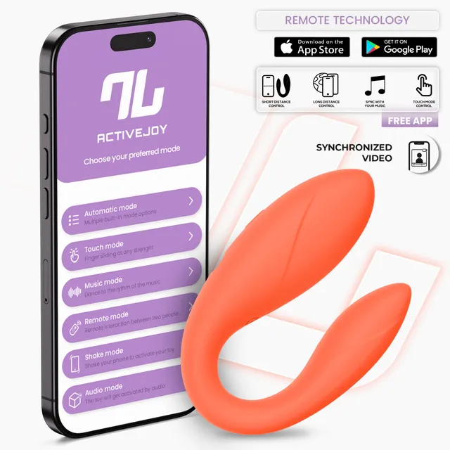 INTOYOU Per Coppie Vibratore App Salmone Silicone