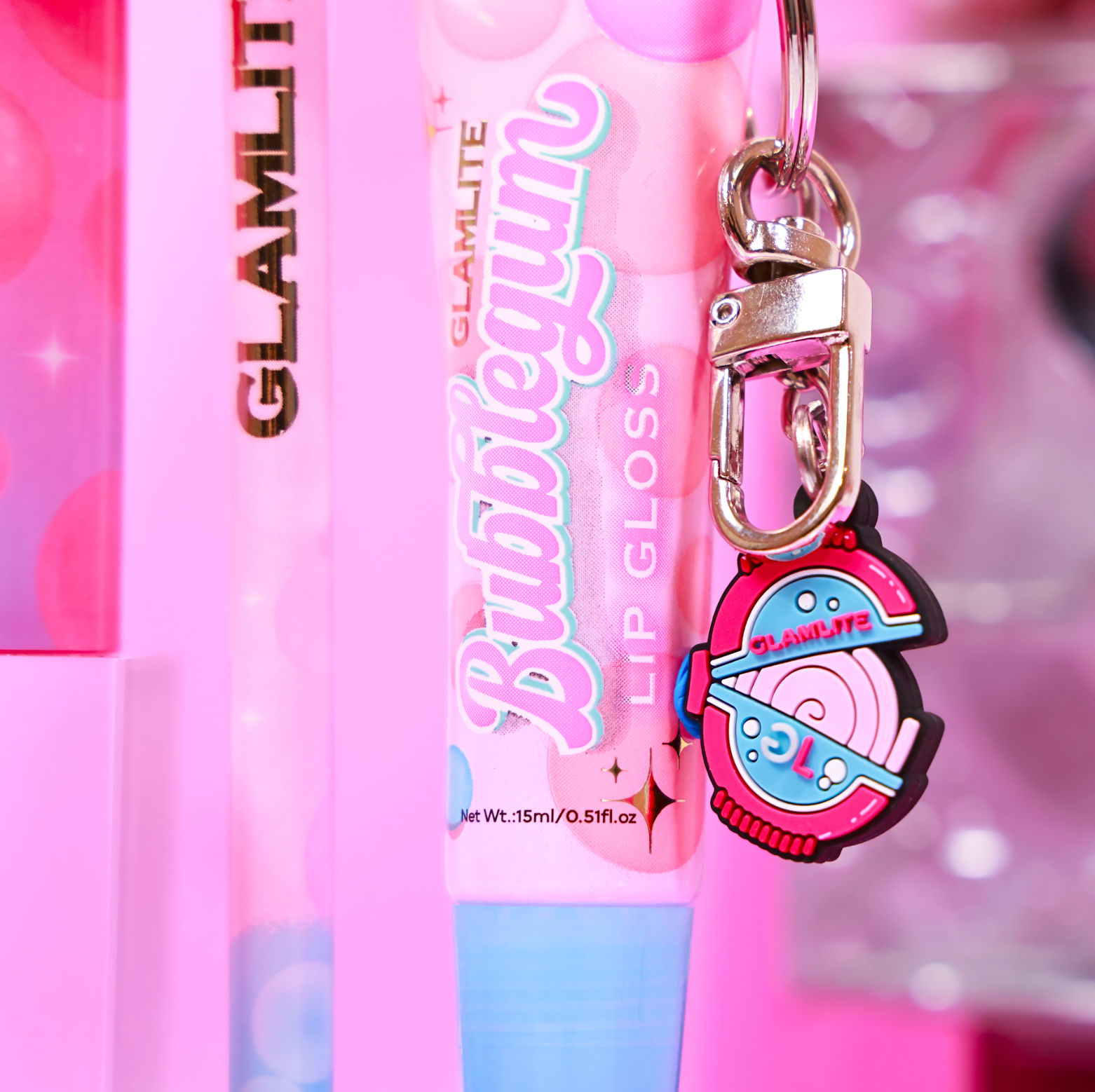 Glamlite Bubblegum Lip Kit 3 pezzi rosa bubblegum