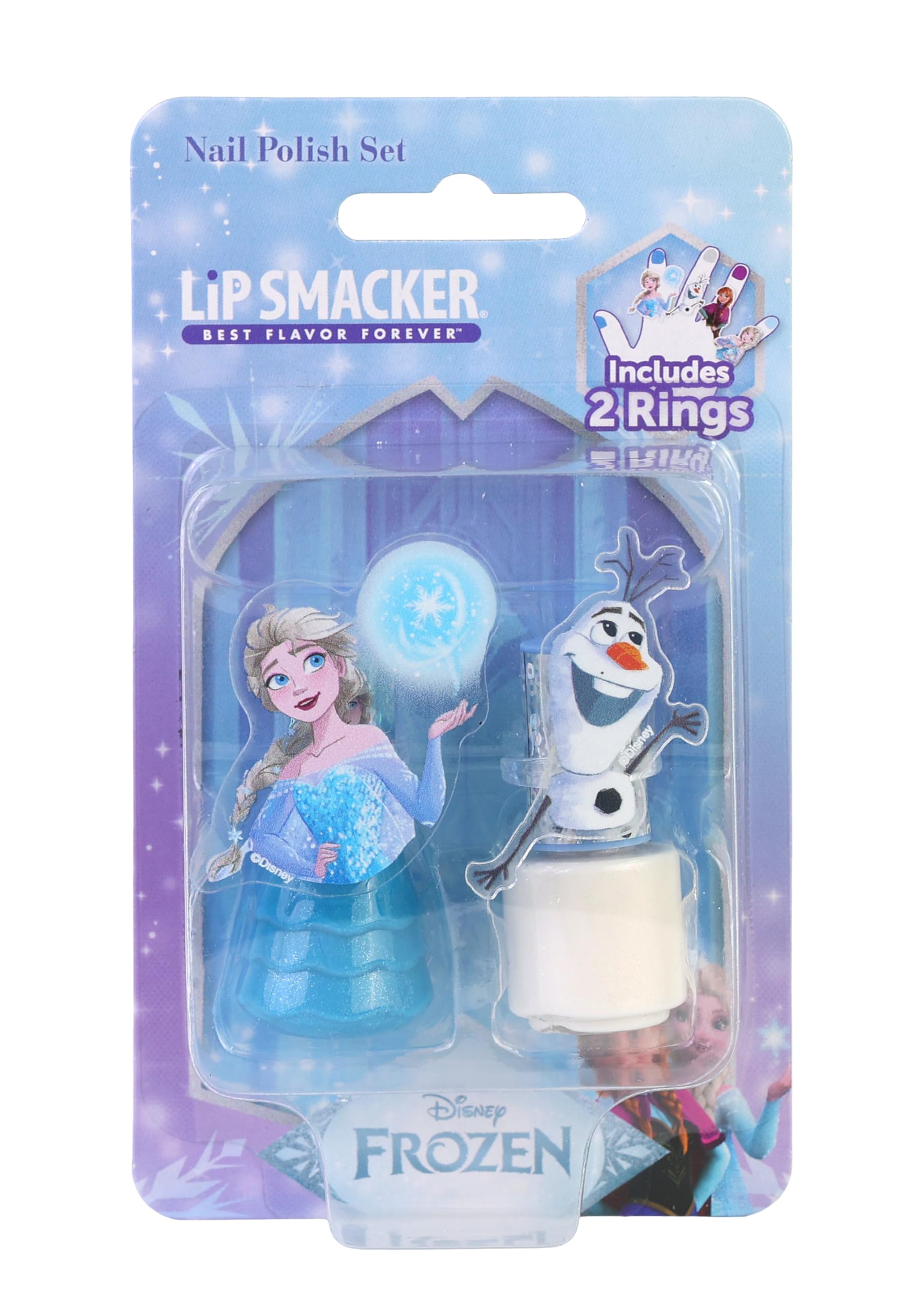Lip Smacker Frozen Set 2 Smalti Elsa Olaf Bambina
