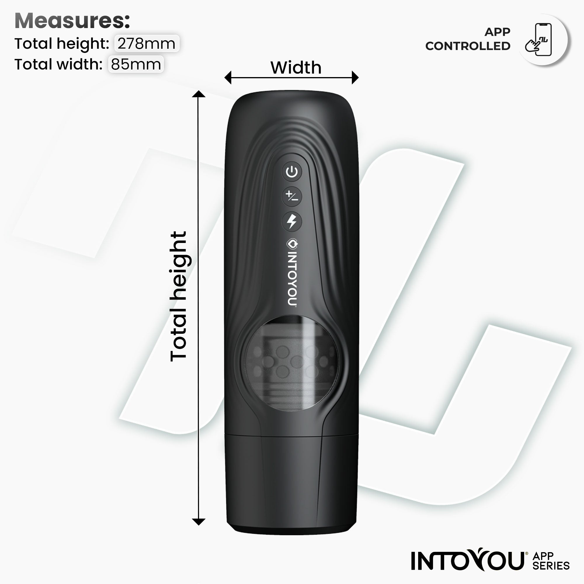 INTOYOU Egor masturbatore nero thrusting rotazione con app
