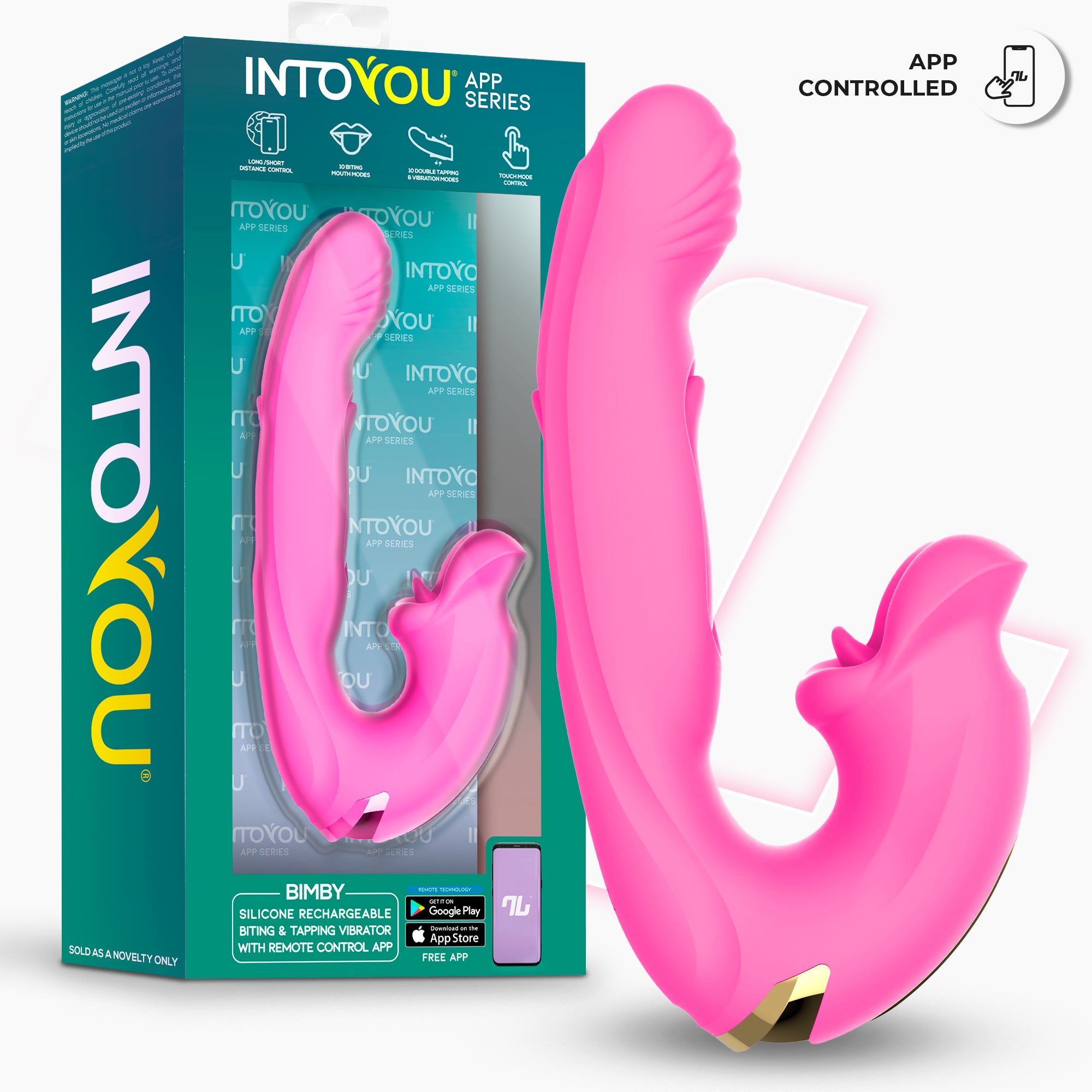 INTOYOU Bimby stimolatore clitoride tapping biting app