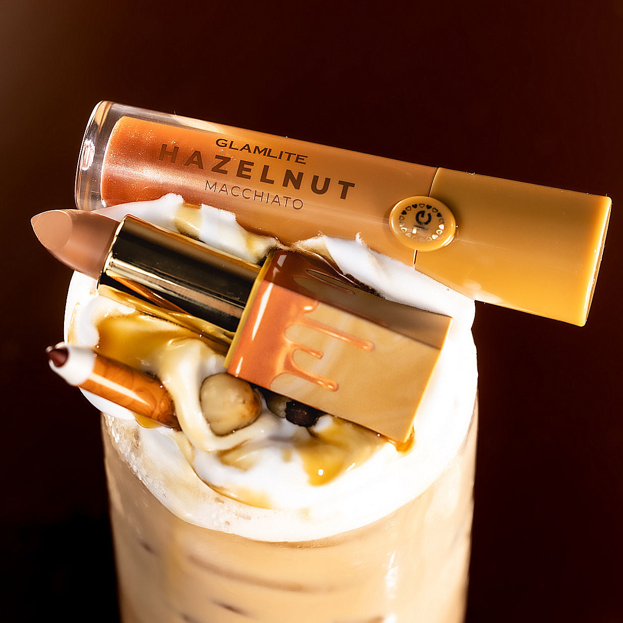 Glamlite Lip Kits Hazelnut Macchiato kit labbra 3 pezzi
