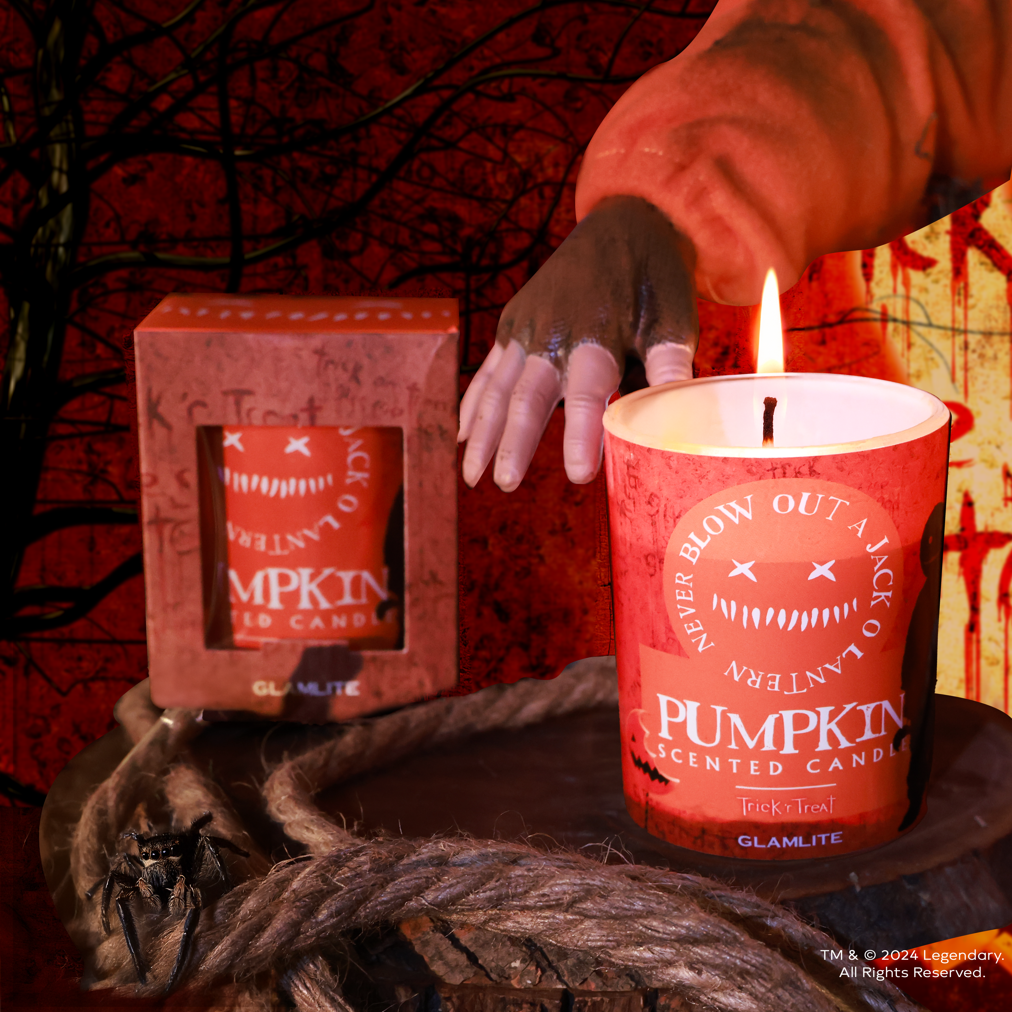 Glamlite Self-Care Trick 'r Treat Candela Zucca 220 g