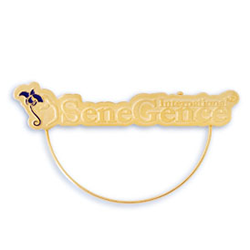Lipsense Collections spilla oro portacharm Logo Charm Holder