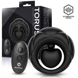 INTOYOU Torus Anello vibrante pene con telecomando USB
